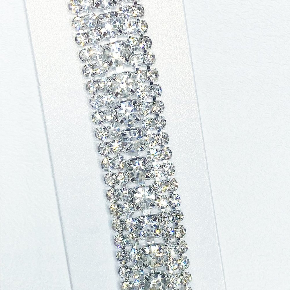 Bridal/Formal/Prom Bracelet with Clear Crystals